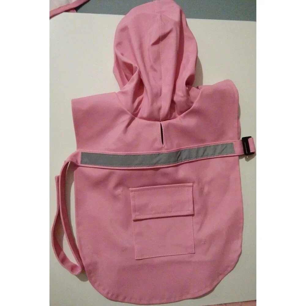 Guardian Gear Rain Jacket for Dog, Pink, Waterproof Shell, Reflective Strip